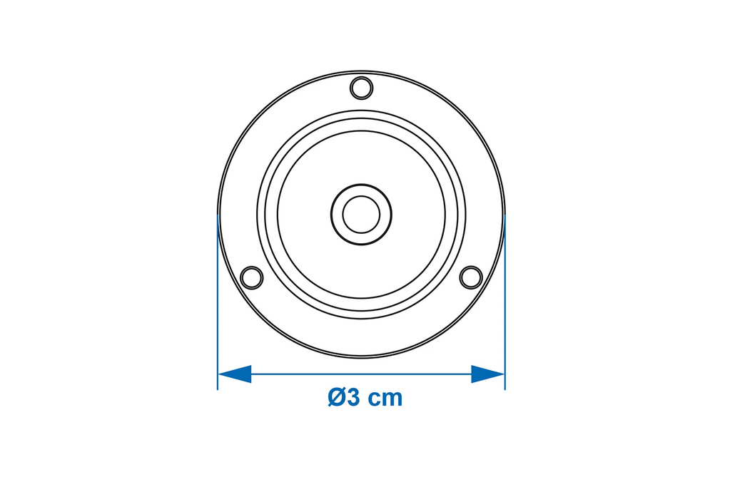 ProPlus 341217 ronde waterpas, diameter 3 cm
