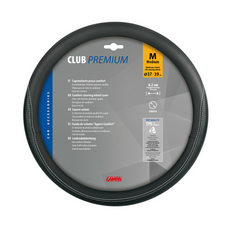 LAMPA CLUB stuurwielhoes 37-39 cm zwart