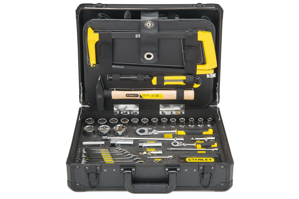 STANLEY STMT98109-1 servicekit, gereedschapskoffer, 142 stuks