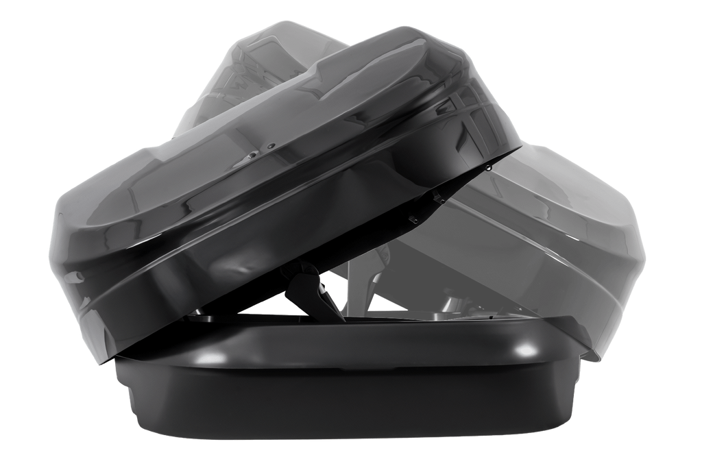 Inter Pack Monsun PRO L dakkoffer, zwart metallic