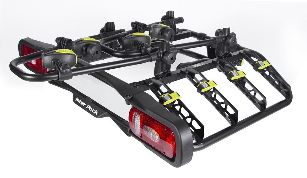 Inter Pack Quattro 13-polige fietsendrager voor op de trekhaak