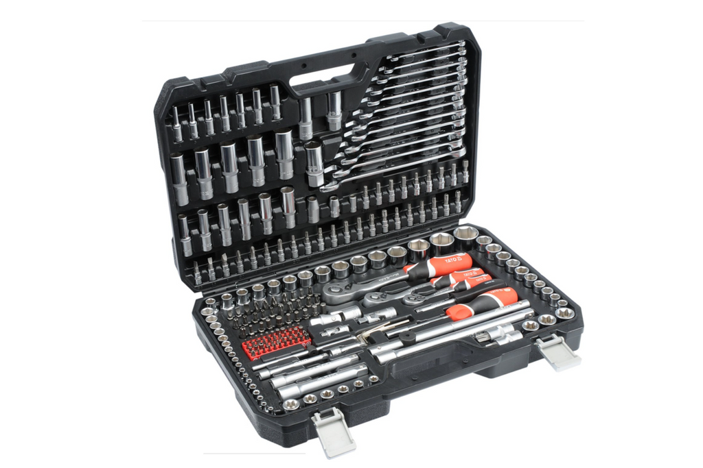 YATO YT-38841 gereedschapset 1/2'' 3/8" 1/4" 216 stuks.