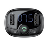 BASEUS T-type FM-transmitter Bluetooth 4.2 MP3 + autolader 2x USB 3.4A