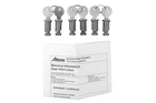 Atera slot- en sleutelset (6 stuks + 2 sleutels) 083011