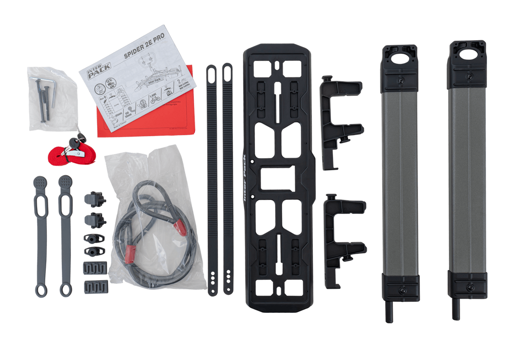 Inter Pack Spider 2E PRO - fietsendrager voor op de trekhaak voor 2 elektrische fietsen