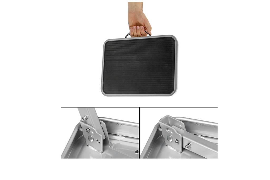 ProPlus 360827 opstapje voor aanhanger, inklapbaar opstapje, 150 kg