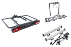 Inter Pack Re-Cargo trekhaakplatform + adapter voor het vervoeren van 3 fietsen