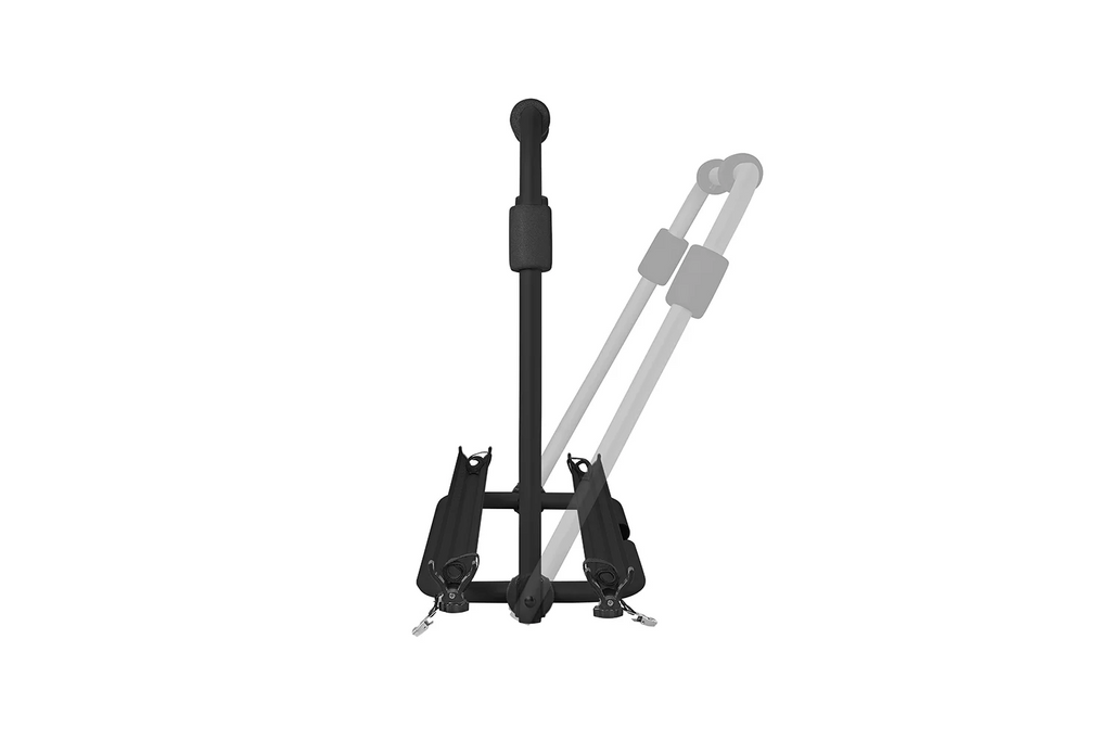 ProPlus 330242BL fietsendrager voor aanhanger, geschikt voor 2 fietsen (40 kg)