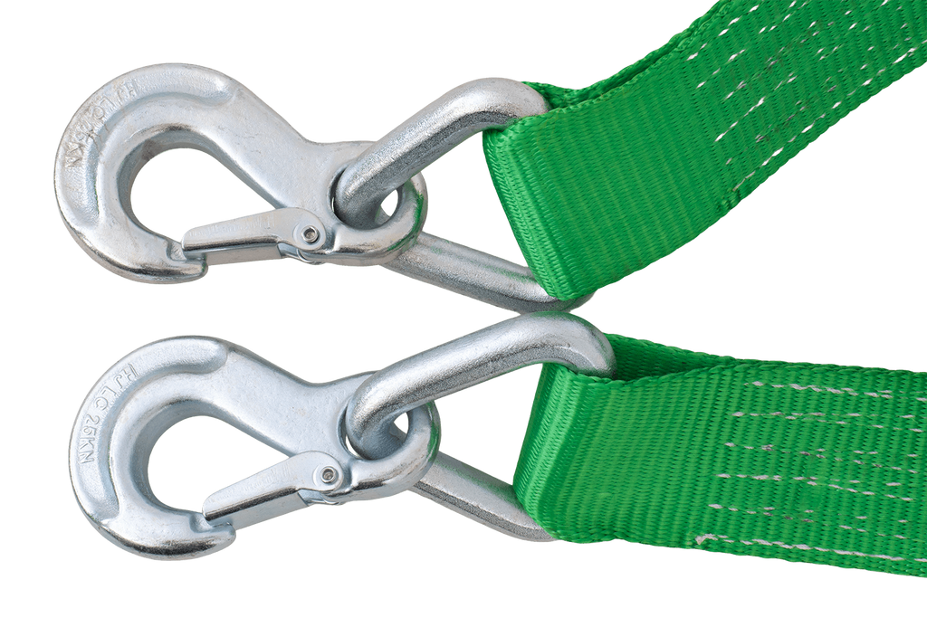 Sleepkabel met haken HILLS sleepkabel 5m/60mm/6t groen