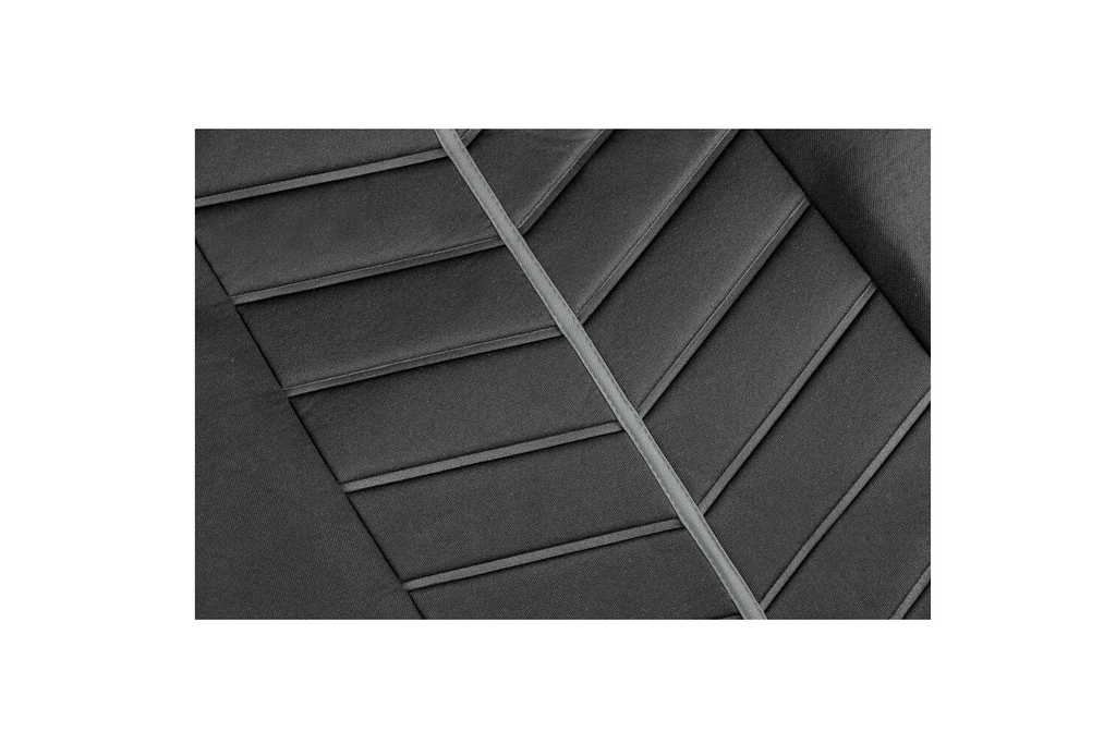 Set LAMPA Rapid autostoelhoezen, zwart/grijs, voor de voor- en achterstoelen.