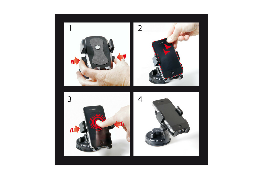 Easy-Lock LAMP telefoonhouder met zuignapbevestiging