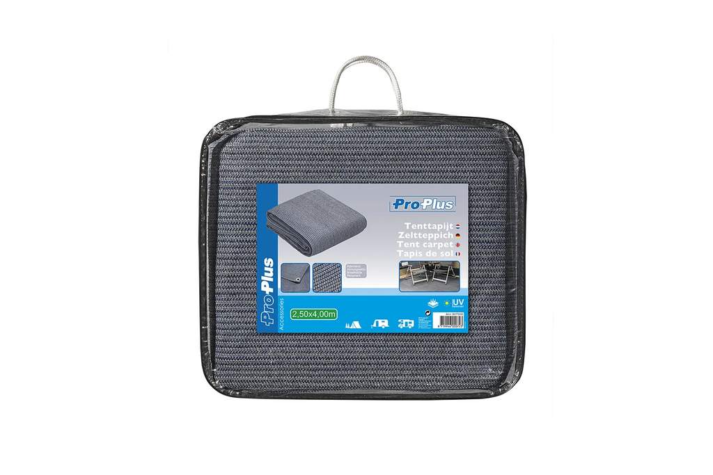 ProPlus 361770V02 vloermat grijs tapijt voor camper/tentluifel 2,5x4m