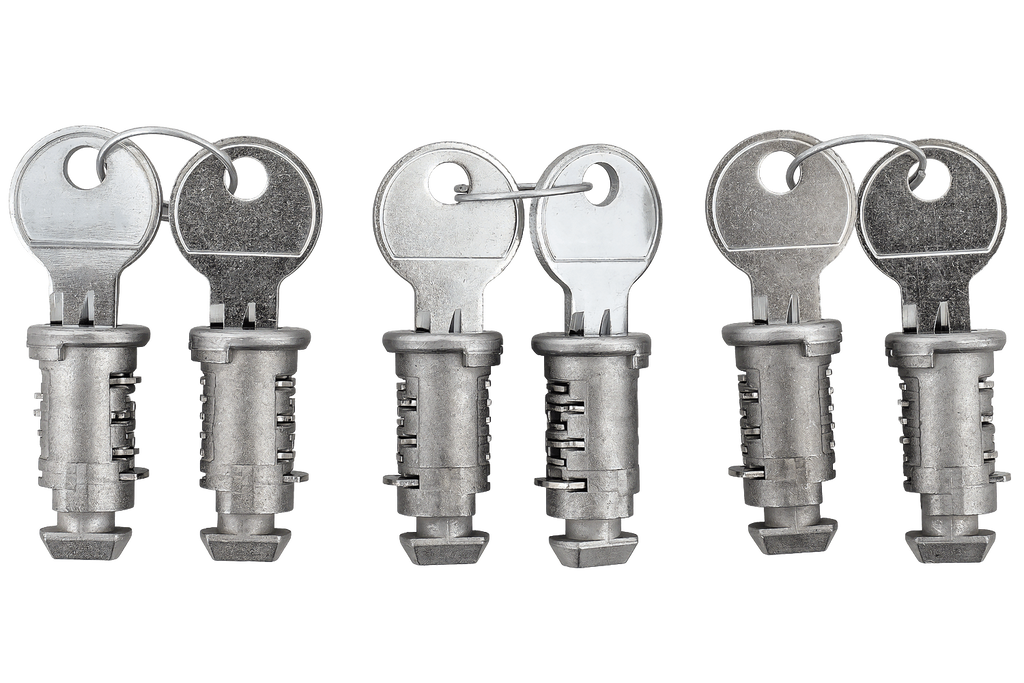 Set universele sloten en sleutels (6 stuks)