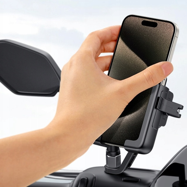 BASEUS GoTrip Series universele telefoonhouder voor fiets/motorfiets met spiegel