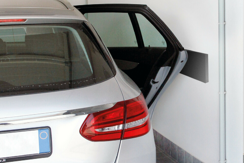 Set van vier beschermende wandpanelen voor de LAMPA Premium garage 40x15cm