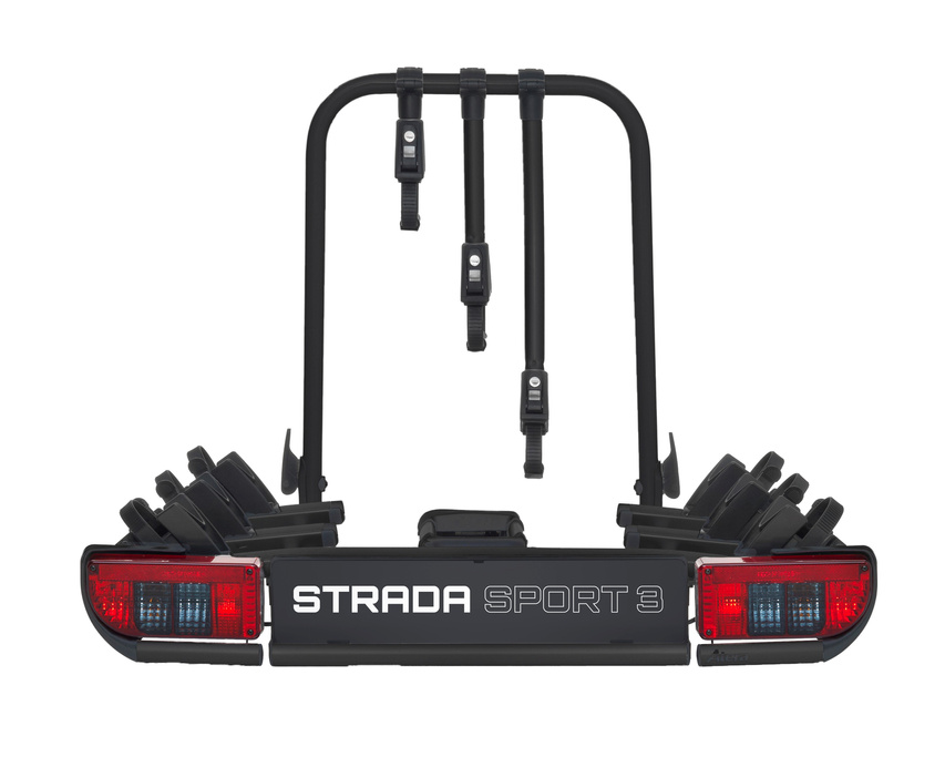 Atera Strada Sport M3 + 4e fietsadapter - trekhaakdrager voor 4 fietsen (zwart)