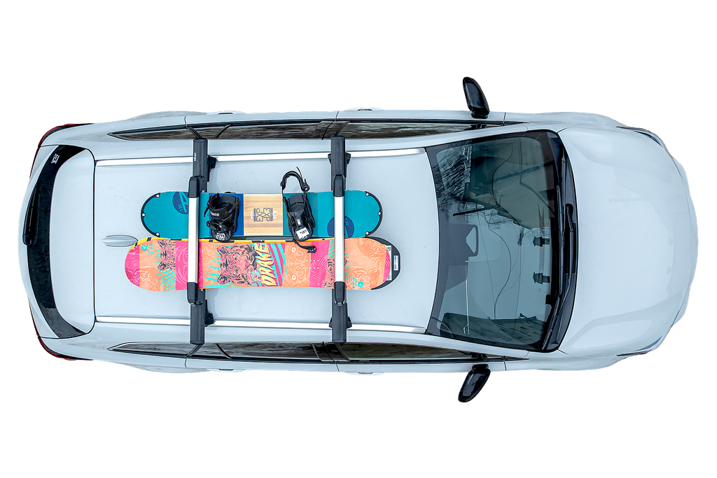 Inter Pack Frostline 4 - uitschuifbare aluminium houder voor 4 paar ski's of 2 snowboards