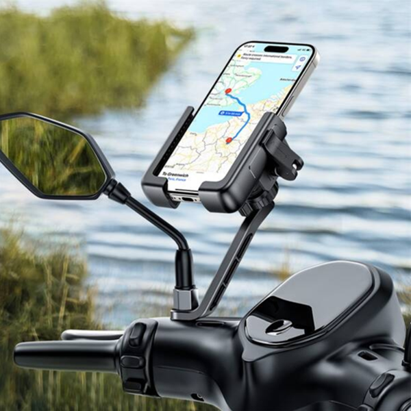 BASEUS GoTrip Series universele telefoonhouder voor fiets/motorfiets met spiegel
