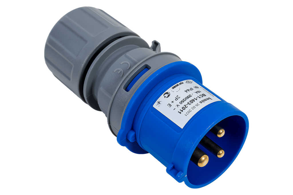 MANTES 3P elektrische stekker, mannelijke stekker, draagbaar, 16A, 230V