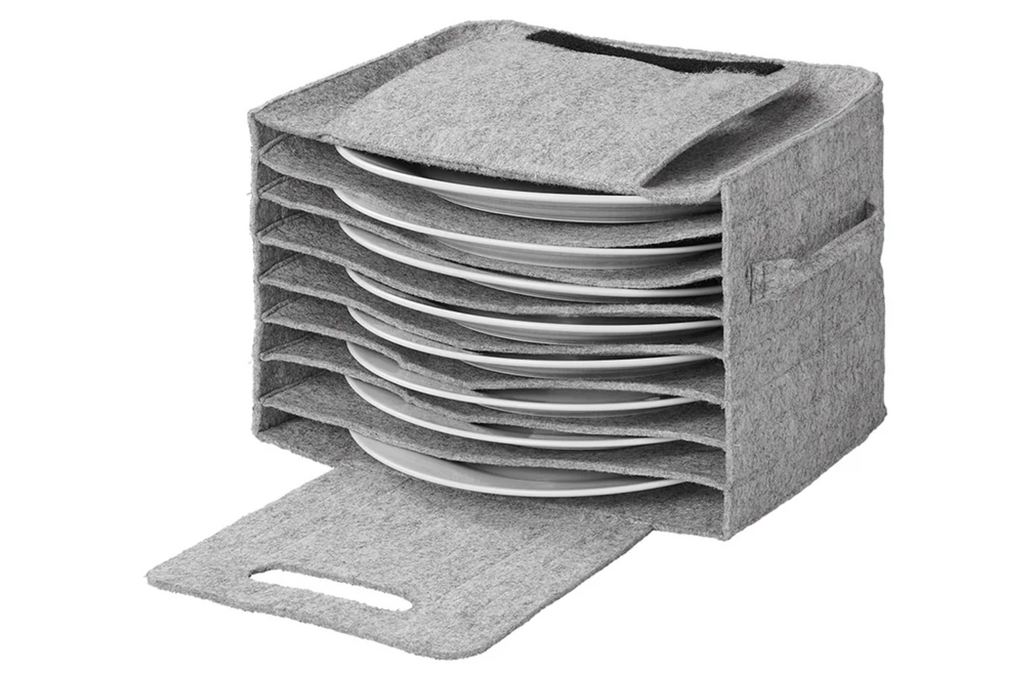 ProPlus 761475V01 camper bordenhouder, vilt, voor 10 borden
