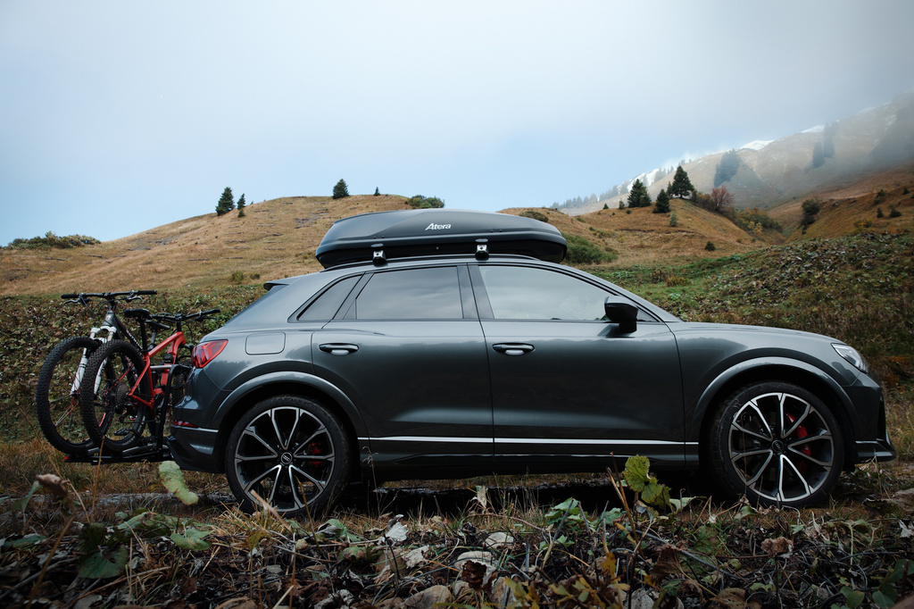 Atera Casar XL dakkoffer, zwart metallic