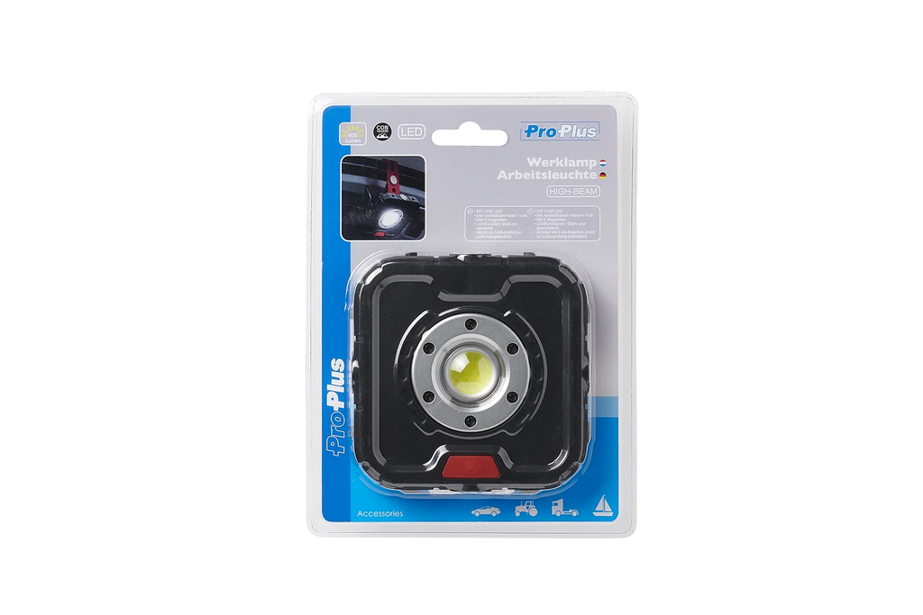 ProPlus LED 5W 400lm werklamp + zaklamp op batterijen