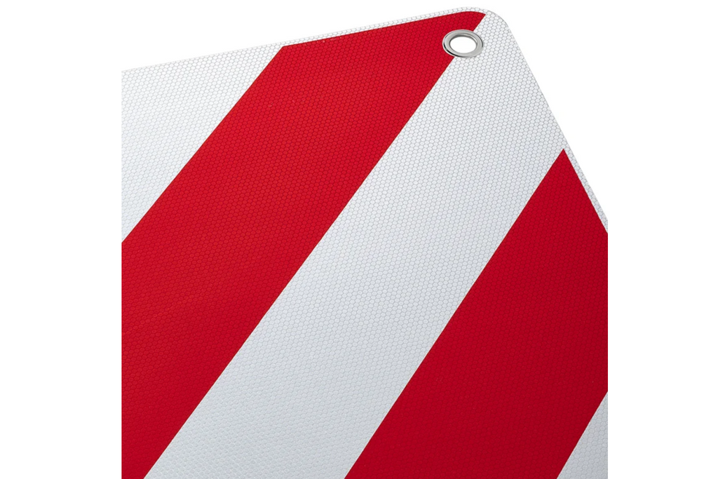 ProPlus 361234V01 waarschuwingsbord voor achterzijde, dubbelzijdig, 50x50 cm