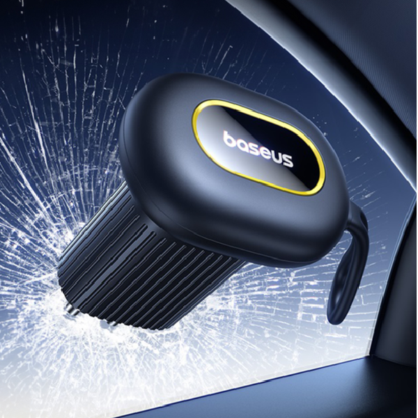 BASEUS GoTrip DT1 2-in-1 veiligheidshamer voor ramen, reddingsmes voor veiligheidsgordels