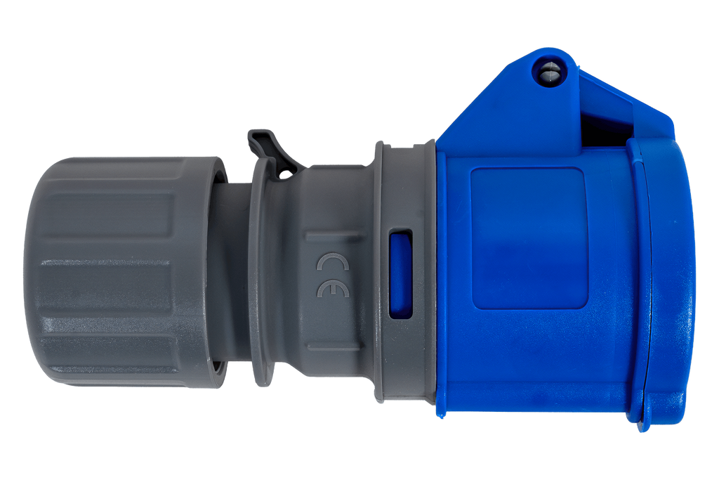 MANTES 2P+Z stopcontact, draagbaar stopcontact 16A 230V met klep