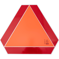 HERMON reflecterend bord, waarschuwingsdriehoek voor langzaam rijdend verkeer, 360x415mm
