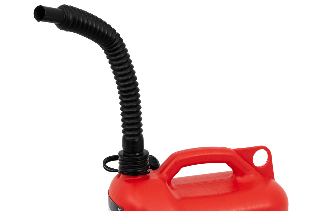 5L HERMON plastic jerrycan met trechter, rood