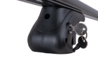 Eco Alubase 120 dakdrager - universele aluminium drager voor open dakrails (zwart)