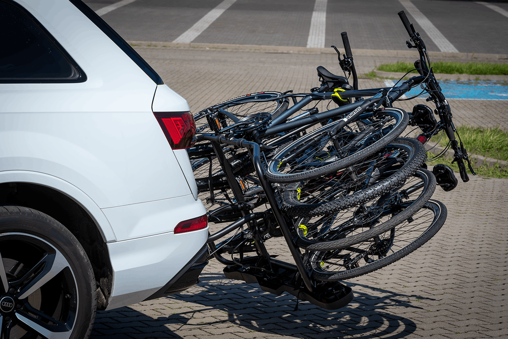 Inter Pack Quattro 13-polige fietsendrager voor op de trekhaak