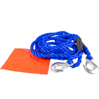 Sleepkabel met haken LAMPA sleepkabel 4m/18mm/5t blauw