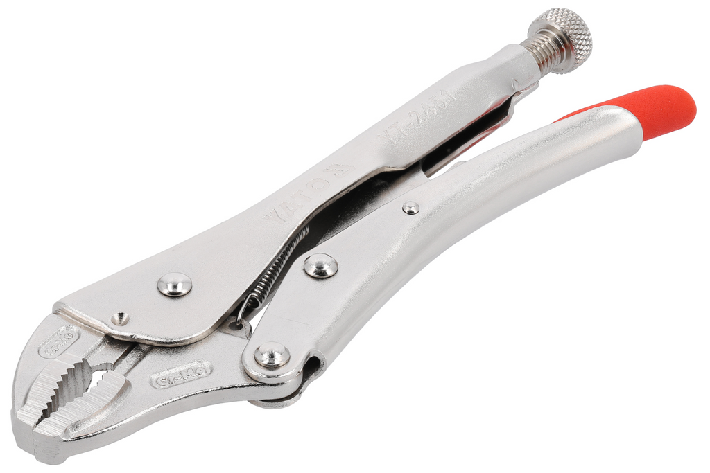 YATO YT-2451 korte vergrendeltang, afgeronde bekken, 250 mm