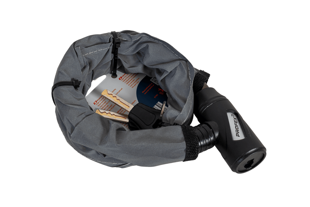 PROFEX Reflex stalen fietsslot, 70 cm lang 