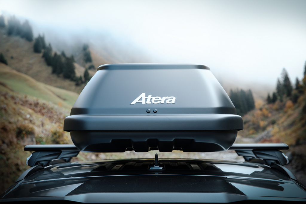 Atera Casar XL dakkoffer, zwart metallic