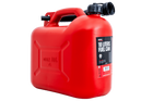 10L HERMON plastic jerrycan met trechter, rood