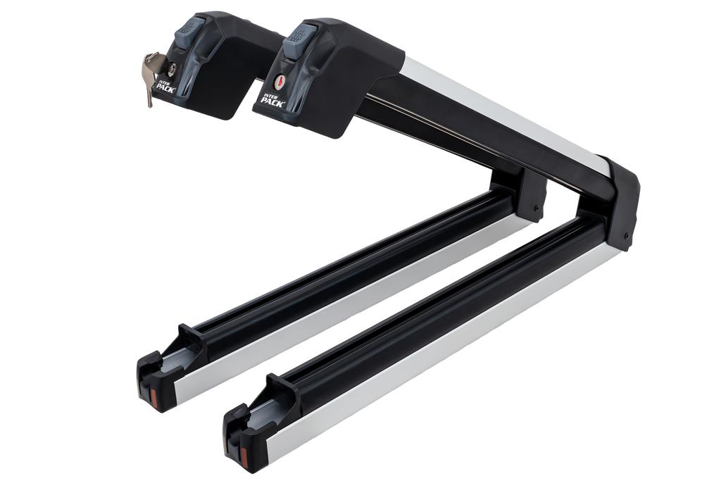 Inter Pack Frostline 4 - uitschuifbare aluminium houder voor 4 paar ski's of 2 snowboards