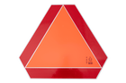 HERMON reflecterend bord, waarschuwingsdriehoek voor langzaam rijdend verkeer, 360x415mm