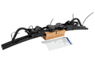 3/4 fietsadapter voor Velox 2/3 LED fietsplatform (zwart)