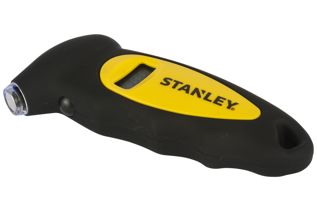 STANLEY digitale bandenspanningsmeter voor auto's, meetbereik 0-6,2 bar.