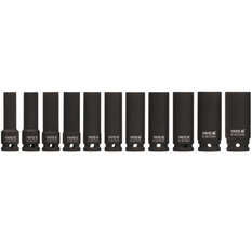 YATO YT-1054 lange slagdoppen 1/2" doppen, 11 stuks.