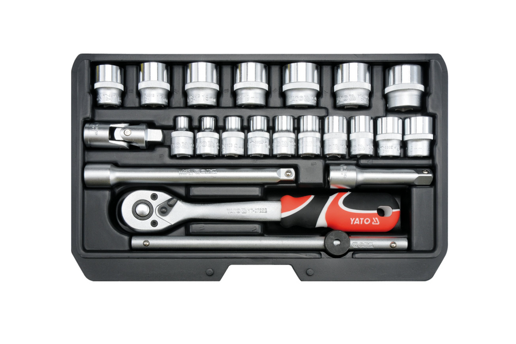 YATO YT-38561 3/8" gereedschapset 22-delig.