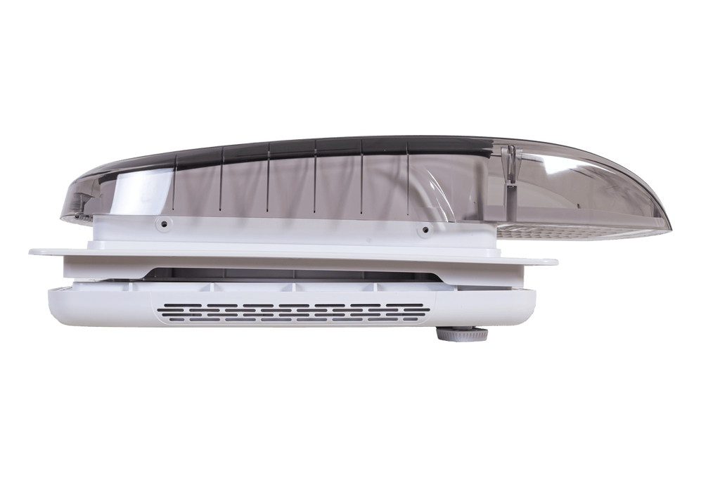 Automatische dakventilator PUNDMANN PLUS FAN voor camper met verlichting en rolgordijn 400×400mm
