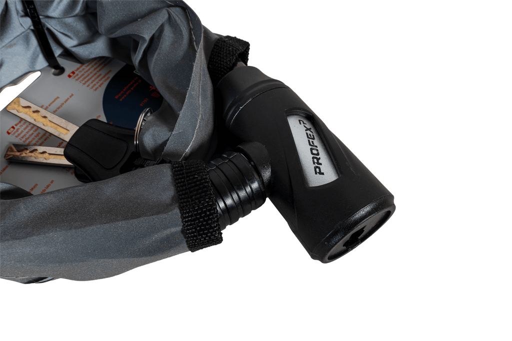 PROFEX Reflex stalen fietsslot, 70 cm lang 