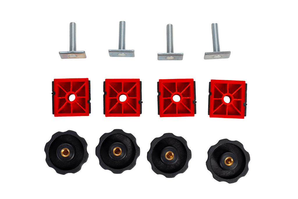 T-profiel MF (sleuven) - adapter voor T-sleufbalken - Inter Pack Traxer, Carver, Zenith