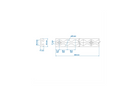 ProPlus 342176 vrachtrail voor luchtvaartmaatschappijen, aluminium vrachtrail, 100 cm