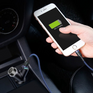 BASEUS Y Type 2xUSB autolader, sigarettenaansteker aansluiting 40W