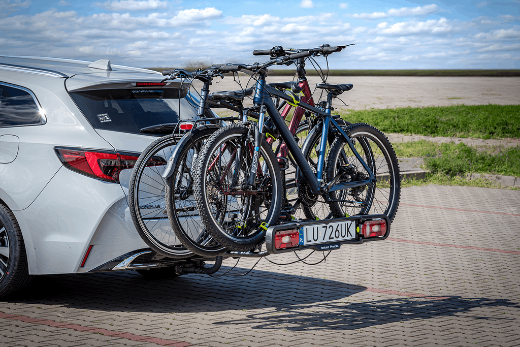 Inter Pack Trio 13-polige fietsendrager voor op de trekhaak